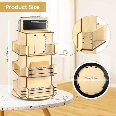 Houtglasmateriaal Houten postkaartrek met klein bord maat