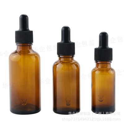 5 ml 10 ml 15 ml 20 ml 30 ml 50 ml 100 ml Amber Glass Dropper Flas met en Food Jar Glass