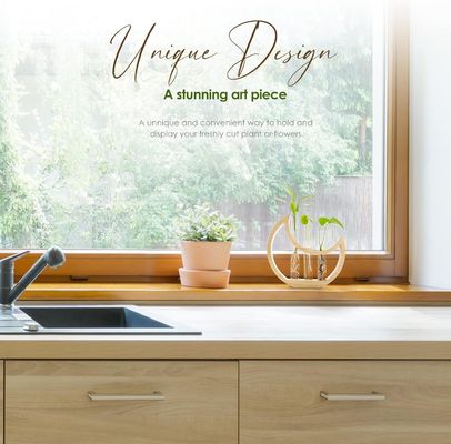 Verjaardag Crescent Moon Tafel Stand voor binnenshuisplanten en kantoordekor