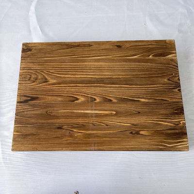 Op maat gemaakte ontwerpen aanvaard Rustieke rechthoekige houten bedieningsbak met metalen handgrepen