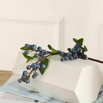 Kerstbessen Stem Kunstmatige planten Rode en blauwe bessen voor alle feesten Gelegenheid
