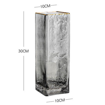 Rectangulaire glazen kristallen vazen in bulk - een moderne must-have voor bruiloften en meer