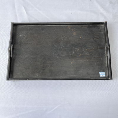 Zilkschermdrukken Natuurlijke ontbijt Houten bedtray met opvouwbare benen Keuken serveren