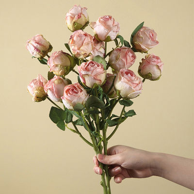 Gepersonaliseerde kunstmatige zijde rozen bloemen decoratie voor alle festivals en feesten