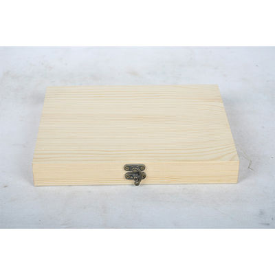 Onvoltooide houten sigarendoos voor milieuvriendelijke verpakkingen en stempels