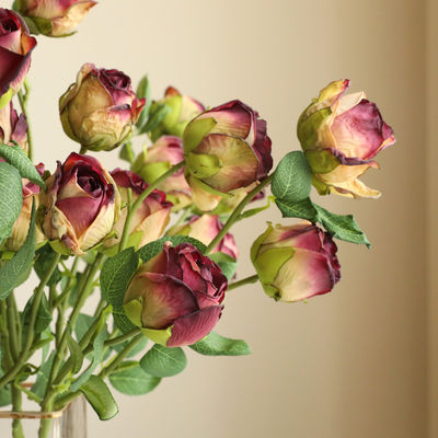 Gepersonaliseerde kunstmatige zijde rozen bloemen decoratie voor alle festivals en feesten