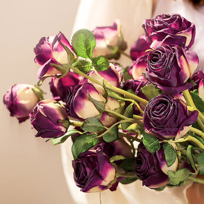 Gepersonaliseerde kunstmatige zijde rozen bloemen decoratie voor alle festivals en feesten