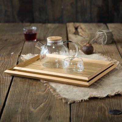 Delicate Nordic Wooden Tray milieuvriendelijk en aanpasbaar met laser gegraveerd drukwerk