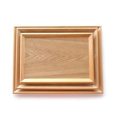 Delicate Nordic Wooden Tray milieuvriendelijk en aanpasbaar met laser gegraveerd drukwerk
