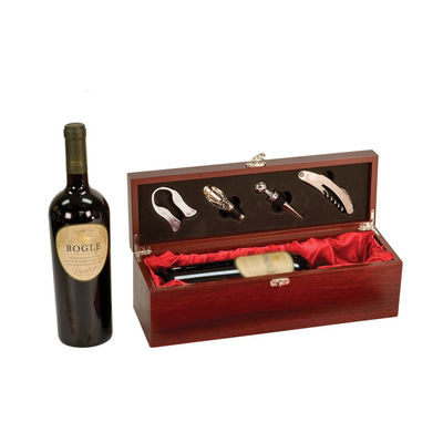 750 ml gebrand gedrukte wijn cadeaubon voor design mode MDF houten constructie