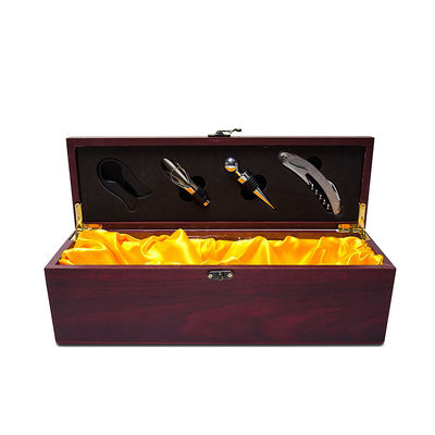 750 ml gebrand gedrukte wijn cadeaubon voor design mode MDF houten constructie