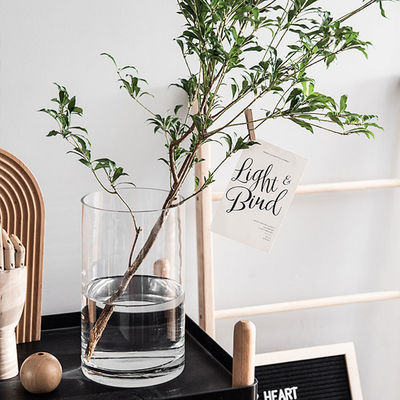 Minimalistische 60 cm hoge glazen vazen De perfecte combinatie van stijl en functie