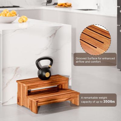 Afneembare twee-stappen kruk voor volwassen kind laserprinten graveren 500 lbs gewicht capaciteit