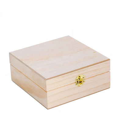 Aanpasbare multi-tray grote essentiële oliën opslag Houten pakketdoos met verdelers