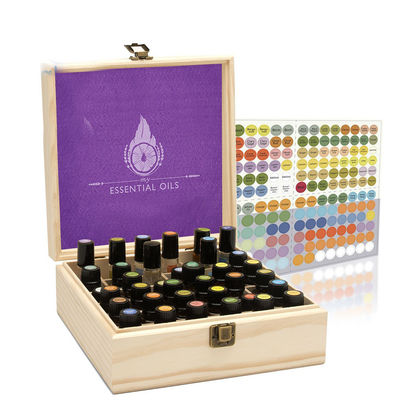 Onvoltooide verpakking Doterra Houten essentiële olie doos met aangepast logo Acceptabel