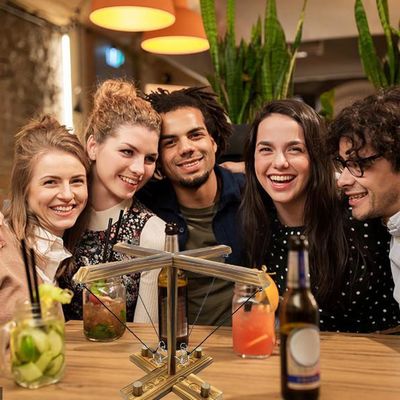 Bespaar ruimte Solid Wooden Ring Hook Toss Game Laatste toevoeging voor Bar Entertainment
