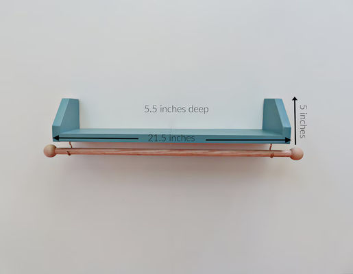 Als uw verzoek Blauwe kleuterplank met kleding hanger Organiseer de kleding van uw kind