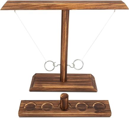 Bespaar ruimte Solid Wooden Ring Hook Toss Game Laatste toevoeging voor Bar Entertainment