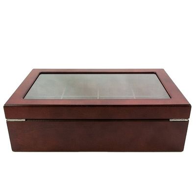 Gepersonaliseerd logo aanvaardbaar Geverfd milieuvriendelijk Vintage kist Houten doos Verpakking thee