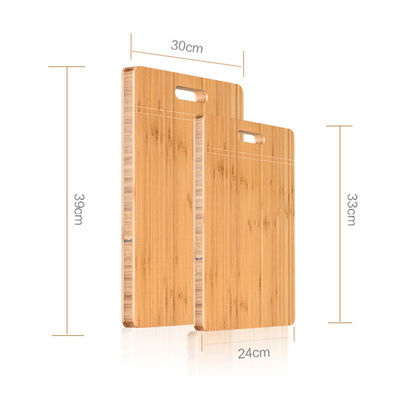 Persoonlijke grootte Huishoudelijk bamboe snijplank Massivhout snijplank voor slaapkamer