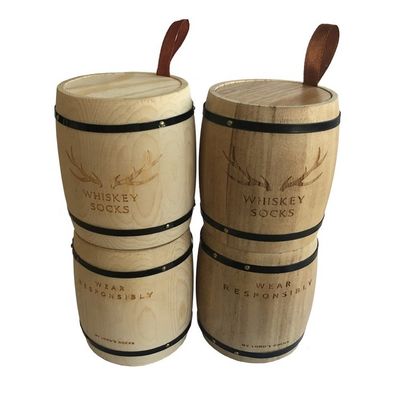 Gepersonaliseerd logo Acceptabel Houten thee koffie suiker blikken Set vatvorm