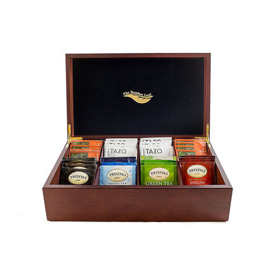 Delicaat Vintage Stijl Moderne Kleine Houten Theekist Handgemaakt en Op Aanpassing Aanvaard