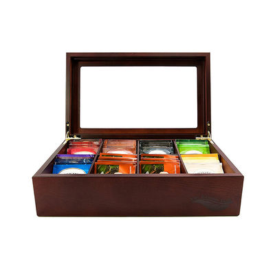 Delicaat Vintage Stijl Moderne Kleine Houten Theekist Handgemaakt en Op Aanpassing Aanvaard