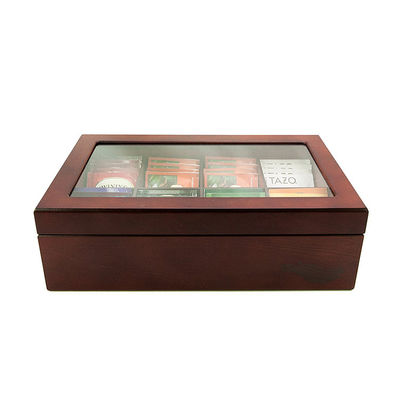Delicaat Vintage Stijl Moderne Kleine Houten Theekist Handgemaakt en Op Aanpassing Aanvaard