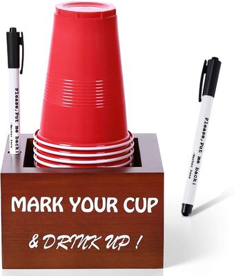 Dubbele koppenhouder voor rustieke feestgereedschappen