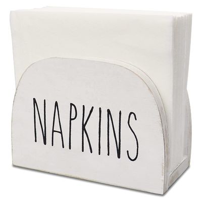 Op maat gemaakte gebrande servettenhouder voor keukentafel 15x11x7.6cm All-Season Solid Wood