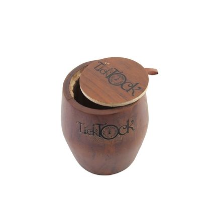 13.5 x 15.7 cm Persoonlijke handgemaakte vintage houten vat voor verpakking
