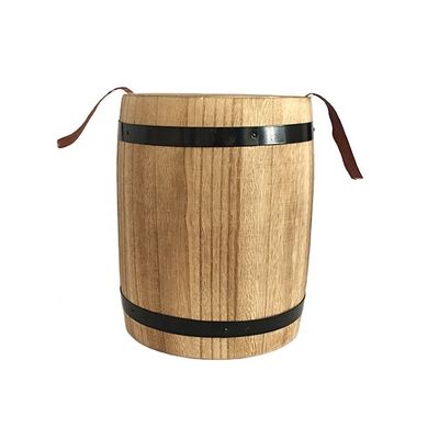 Afdrukken van verbrand houten koffievat Eenvoudig en nuttig ontwerp Perfect voor bulk kopen