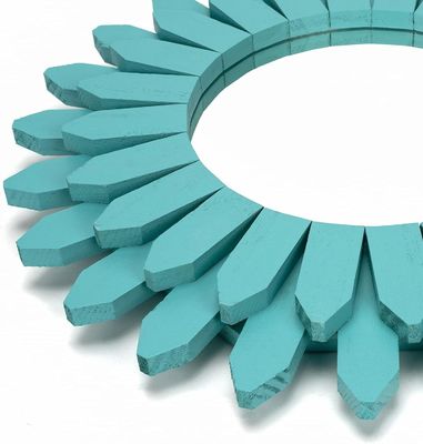 Decoratieve wandspiegel in wit of uw kleur 12 inch rustiek hout zonneschijn Boho stijl