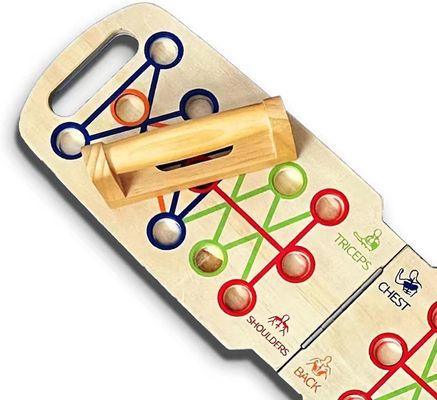 Op maat gemaakte houten opvouwbare handgrepen voor professionele krachttraining