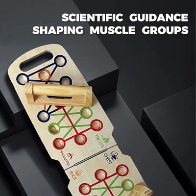 Op maat gemaakte houten opvouwbare handgrepen voor professionele krachttraining