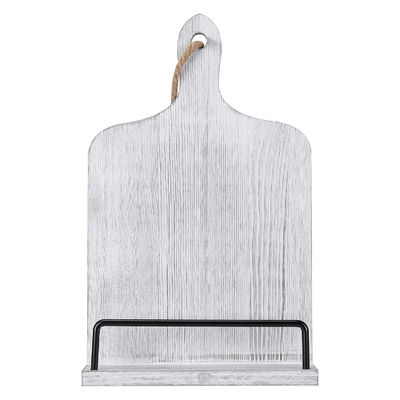 Lees je recepten moeiteloos met deze verstelbare houten receptenboekhouder