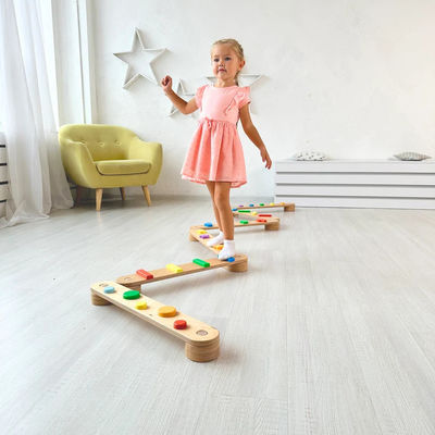 Indoor Kids Sporttoerusting Kinderdagverblijf Kleuterschool Balance Stepping Stones