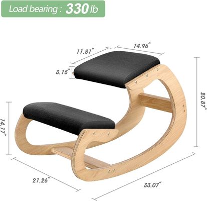 Ergonomische knielende schommelende knie stoel Moderne rechtopstaande stoel voor huis kruk Ottomaanse