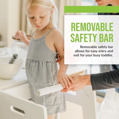 Gepersonaliseerd logo Acceptabel Grijzige kind Staande toren voor kinderen in Montessori-stijl