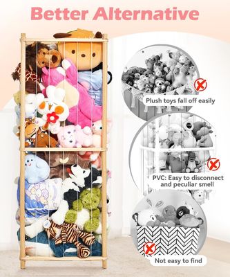 Woonkamer Houten gevulde dierenkooi Extra grote speelgoed kooi voor kinderen Kinderkamer Speelkamer opslag