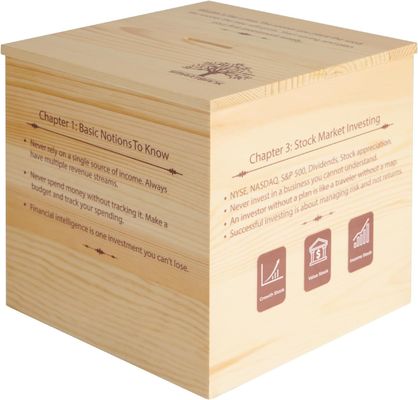 Houten piggybank Educational non-vouwbare rek voor jongens en meisjes Groot onbreekbaar ontwerp