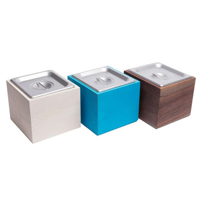 Multifunctionele composteerbare keukenbakken met deksel van roestvrij staal