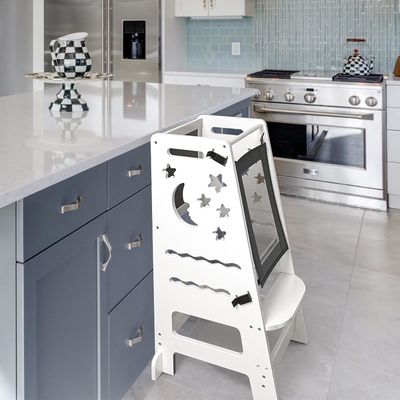 Zwart-wit Activiteitsbord Kleuter Keukenkruk Laserprinten Graveren Seizoen Alle seizoenen