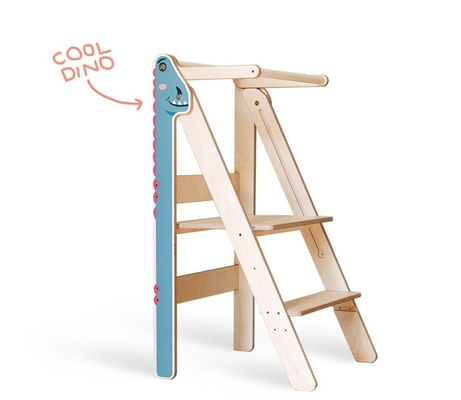 Opvouwbare leerstapstoel Gemeentelijke grootte of aangepaste Montessori-meubilair Hulptoren