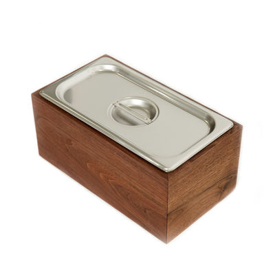 Nieuwste houten en stalen kantine geïsoleerde compostbak voor keuken voedsel afval recycling