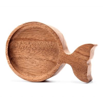 Minimalistische stijl Acacia Walnut Beech Houten coaster voor koffiebeker van Custom Design