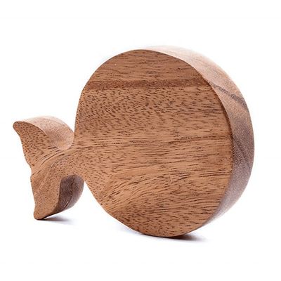 Minimalistische stijl Acacia Walnut Beech Houten coaster voor koffiebeker van Custom Design