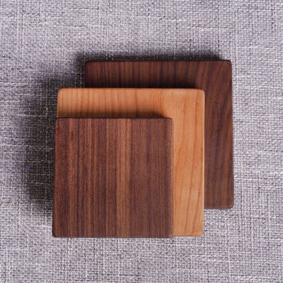 Op maat gemaakte vierkante Walnut Blank Houten Achterhoek voor High Grade Snack and Tea Tray