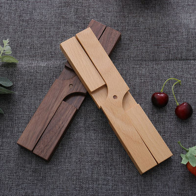 Hout Plain Color Beech Walnut Cross X Shape Vernis Pot Mat Coaster voor keukengerei