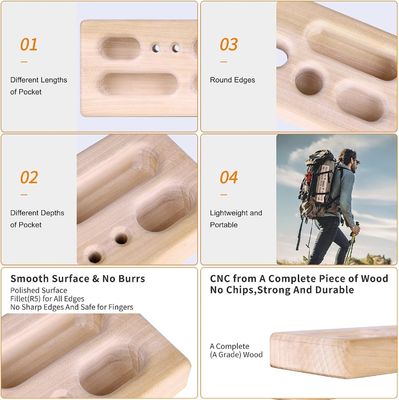 Draagbaar hangbord voor binnen- en buitenruimte voor de opleiding van klimmen Klimhangbord